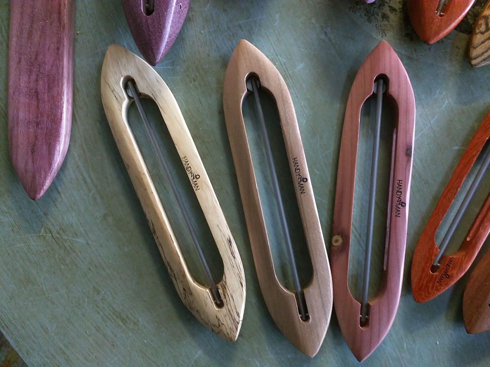 Thumbnail: Inkle Loom Boat Shuttles
