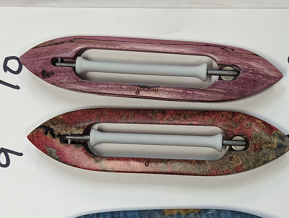 Thumbnail: Mini Inkle Boat Shuttle Stabilized woods