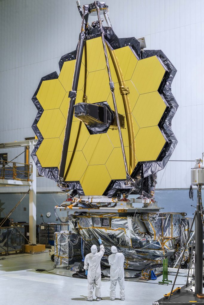 The James Webb Space Telescope is scheduled to be launched in March 2021.