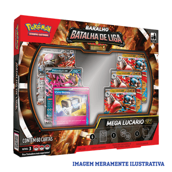 PT-BR) Box Coleção - Mega Lucario ex | Orc's Cave