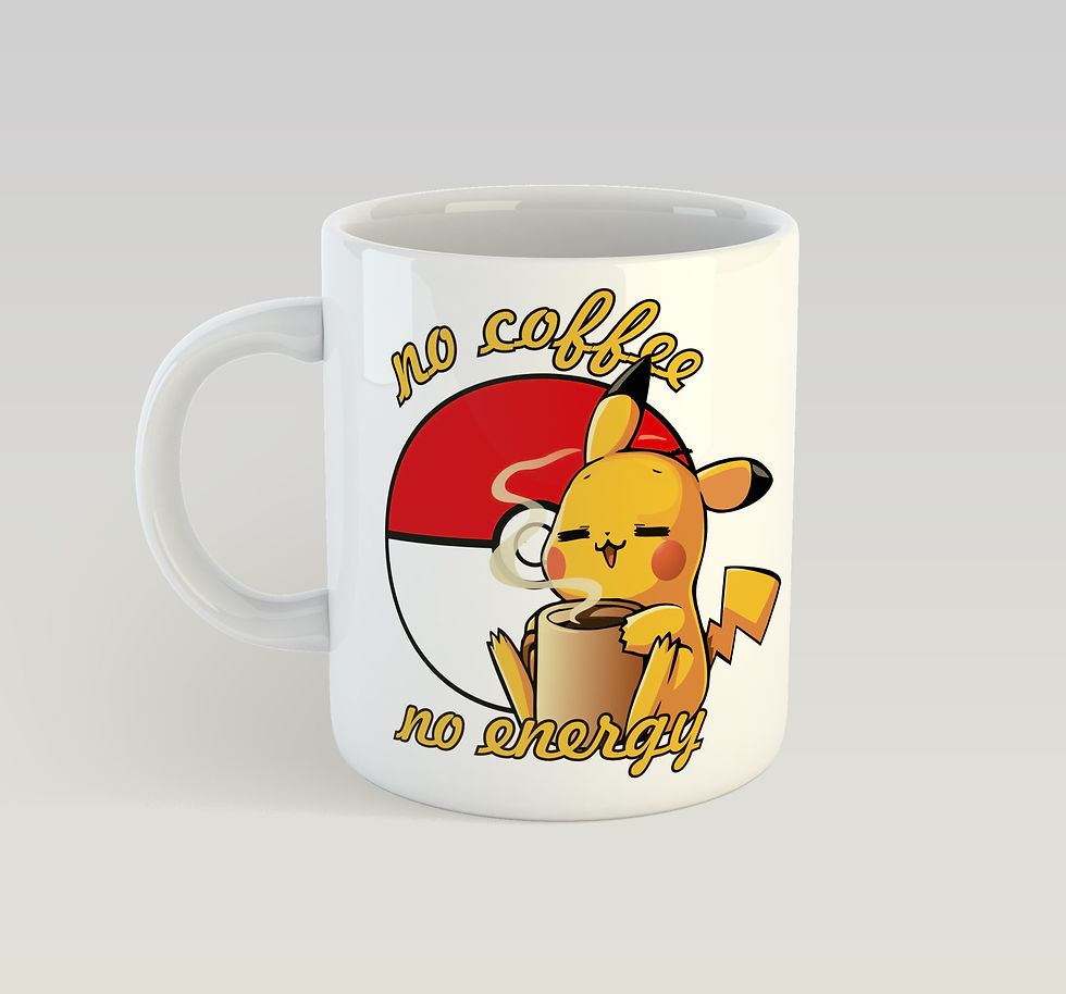 Caneca No coffee no energy