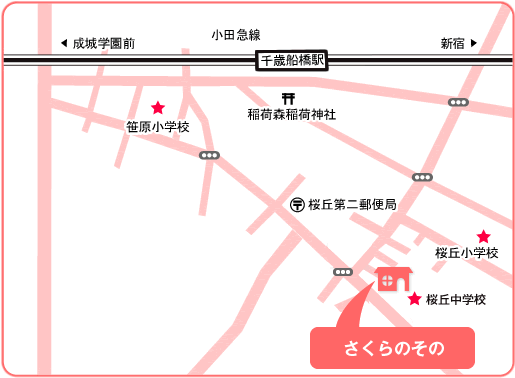 さくらのその保育園の地図