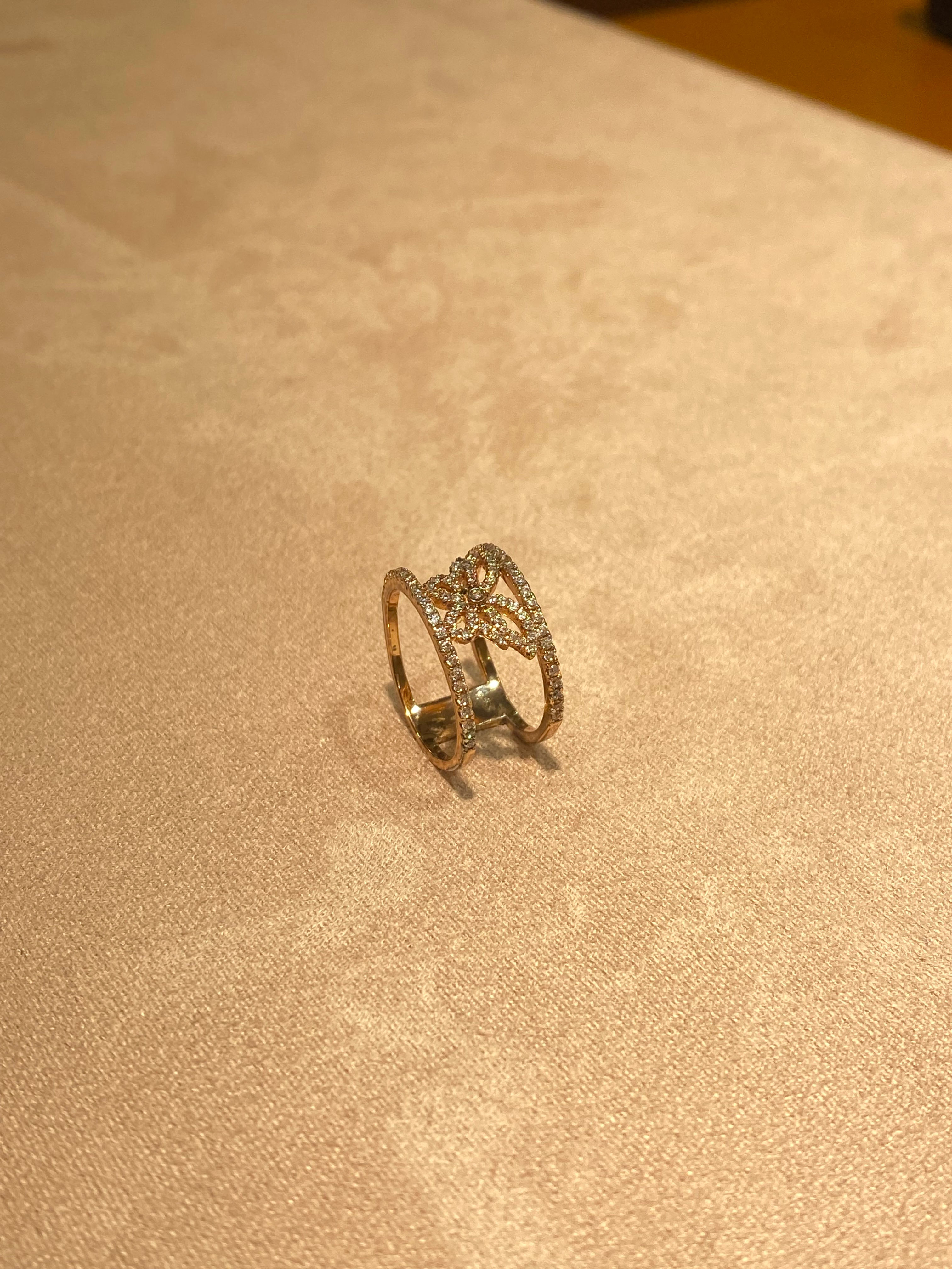 Anillo Plata Circonitas Mariposa