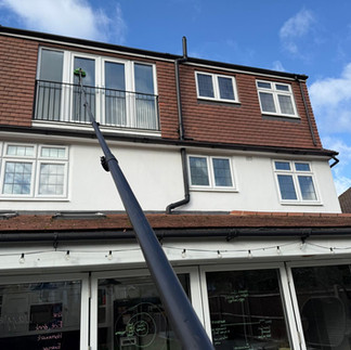 Velux and loft window cleaning on a Surrey home by Clean Windows Surrey