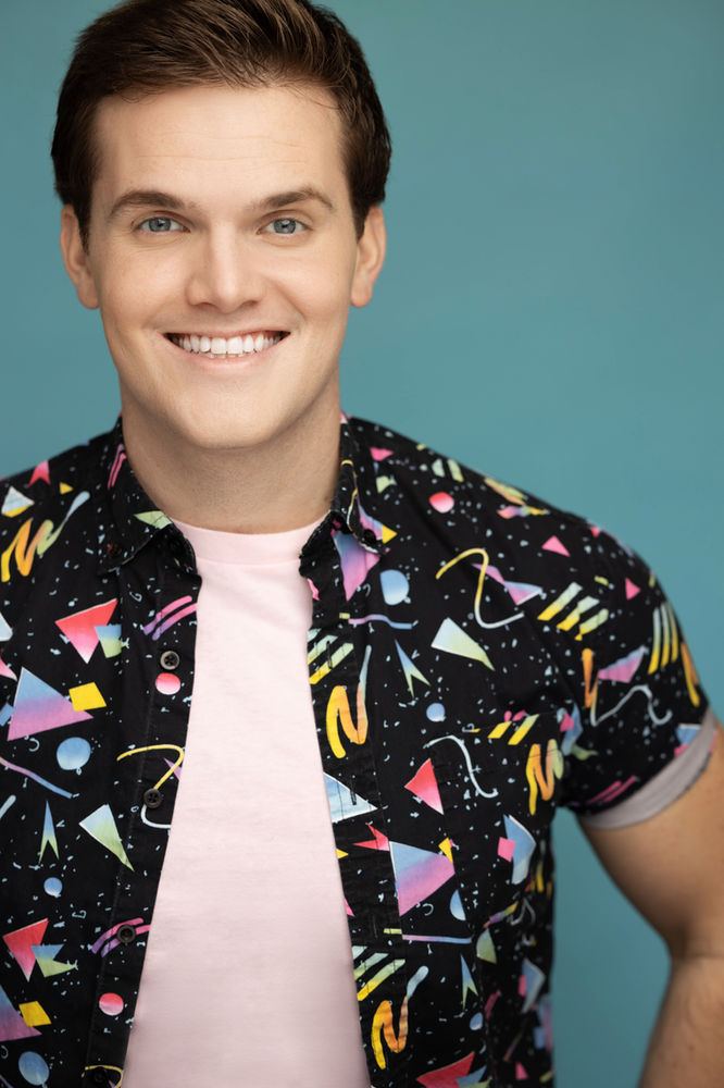 Chase McCall, actor and singer, smiling headshot