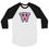 Thumbnail: DTA Wildcats Logo 3/4 sleeve raglan shirt
