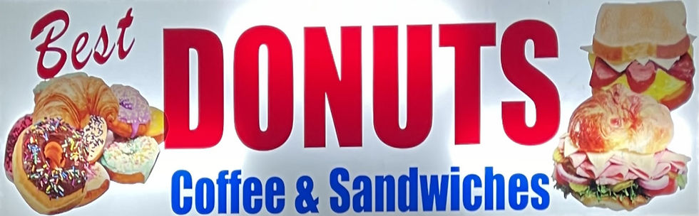 Best Donuts and Ice cream, also Best known sandwiches in town