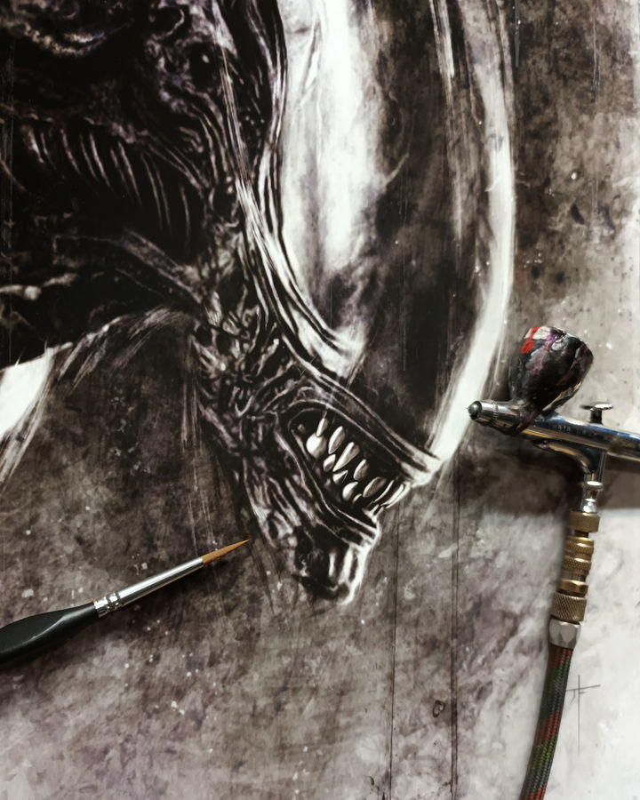Thumbnail: Xenomorph original art