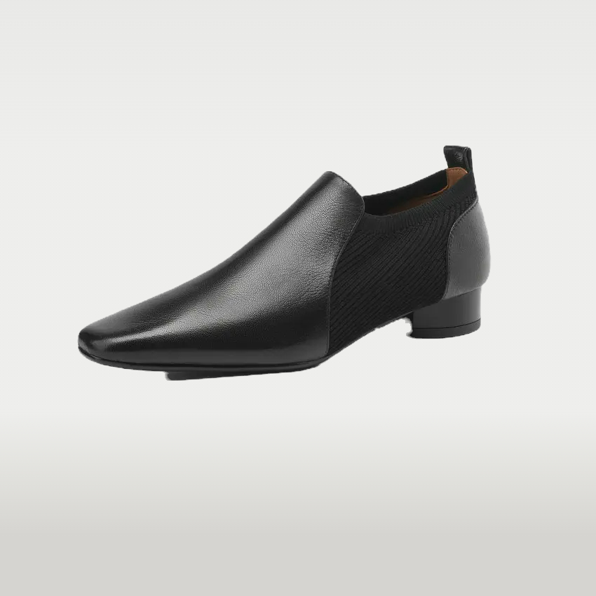 Sheepskin Loafers Low Heel Square Toe Platform Casual Basic Comfort Shoes for Sheepskin Loafers Low Heel Square Toe Platform Casual Basic Comfort Shoes view 1