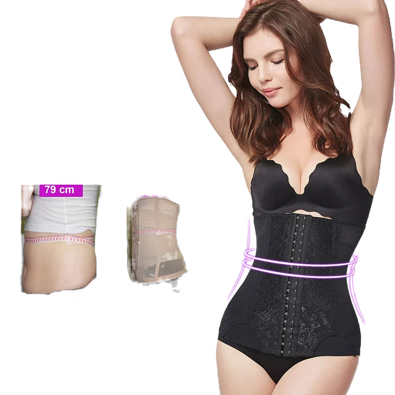 Cusuti Breathable Mesh Waist Trainer Girdle Body Shaper Slimming Belt