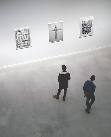 Exposición en la galería de arte