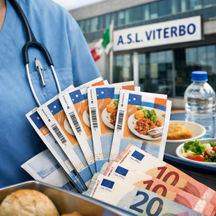 Buoni pasto a pioggia anche alla ASL di Viterbo
