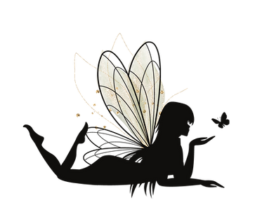 Image d'une fée tenant un papillon, symbolisant la légèreté et la transformation avec l'aide de Sofrolodie