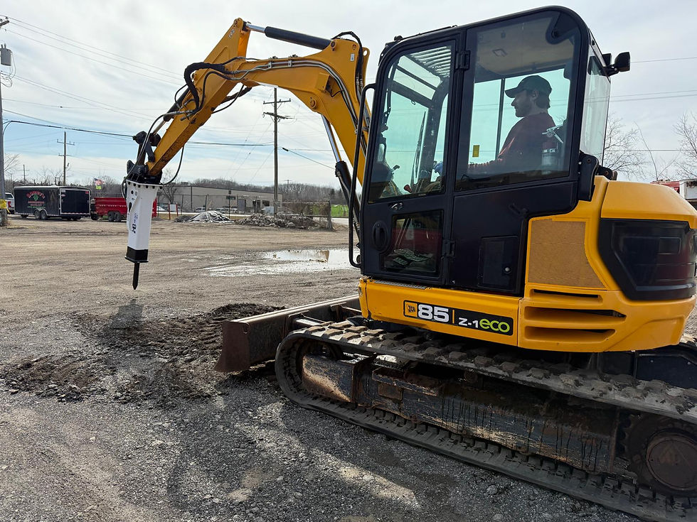 Thumbnail: $59,900- 2017 JCB 85Z-1 Excavator with Hydraulic Breaker