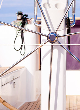 Sailboat wheel