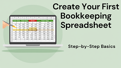 Basic Bookkeeping Spreadsheet Thumbnail