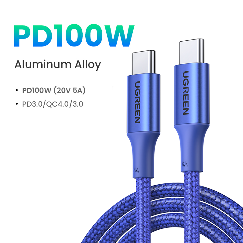 Thumbnail: UGREEN 100W USB Type C To USB C Cable For MacBook iPhone17 16 iPad Samsung Xiaom