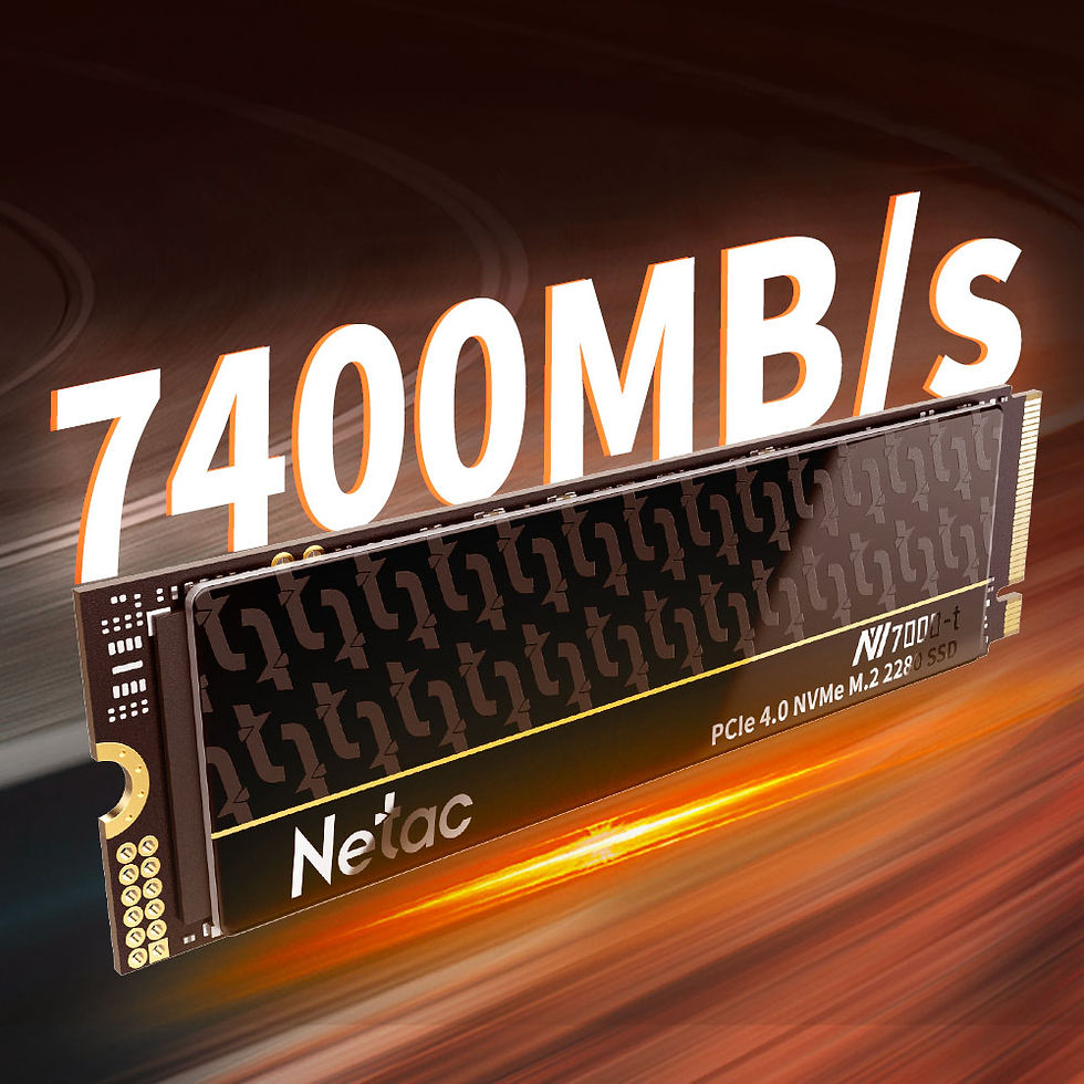 Thumbnail: Netac 7400MB/s SSD NVMe M2 2TB 1TB  512GB 4TB Internal Solid State Hard Drive M.