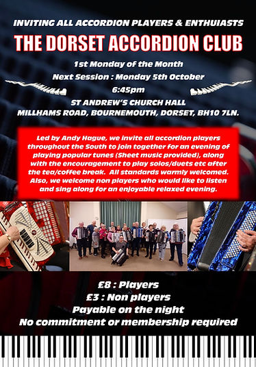 Dorset Accordion Club Poster