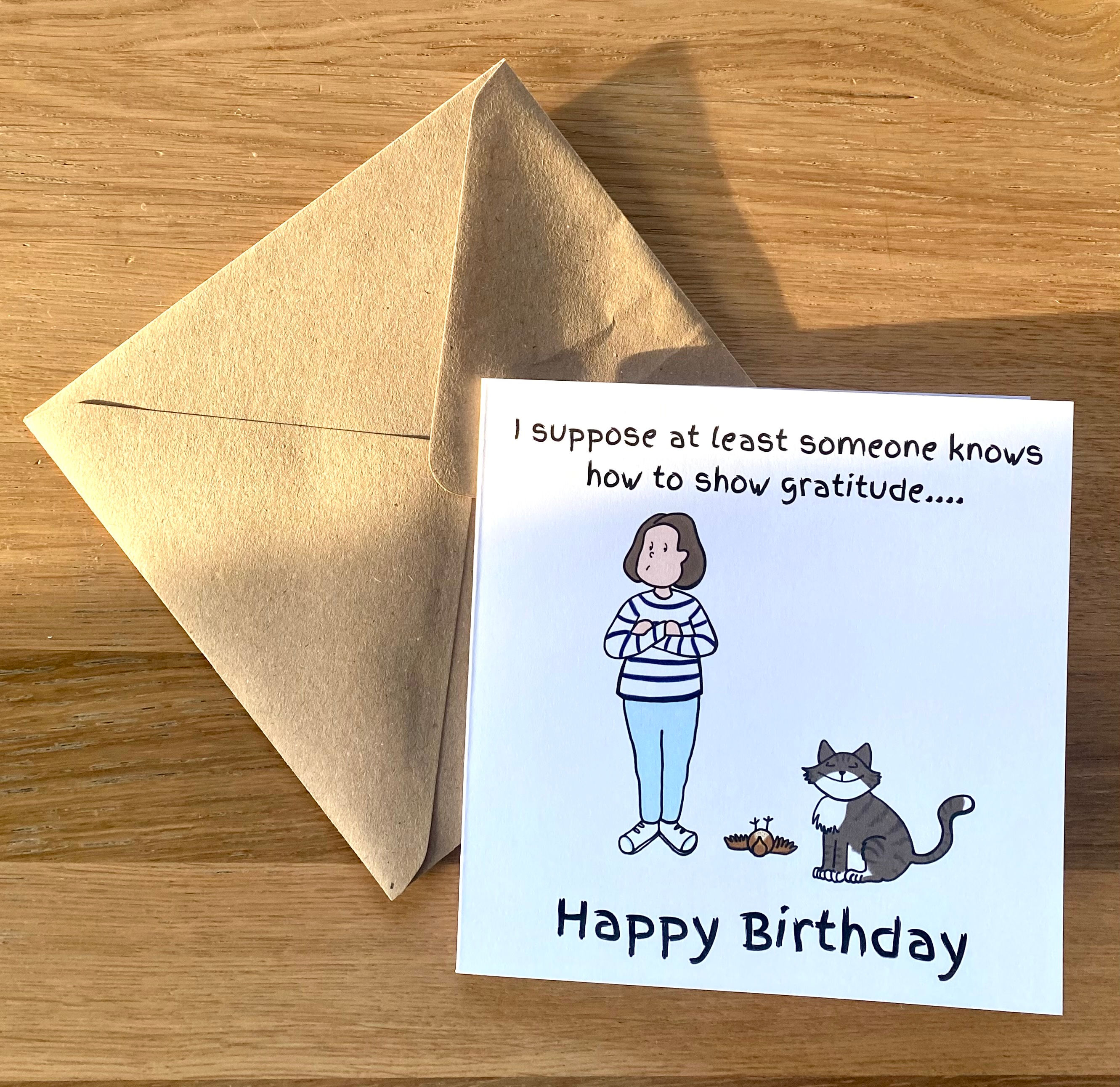 Gratitude Birthday Card