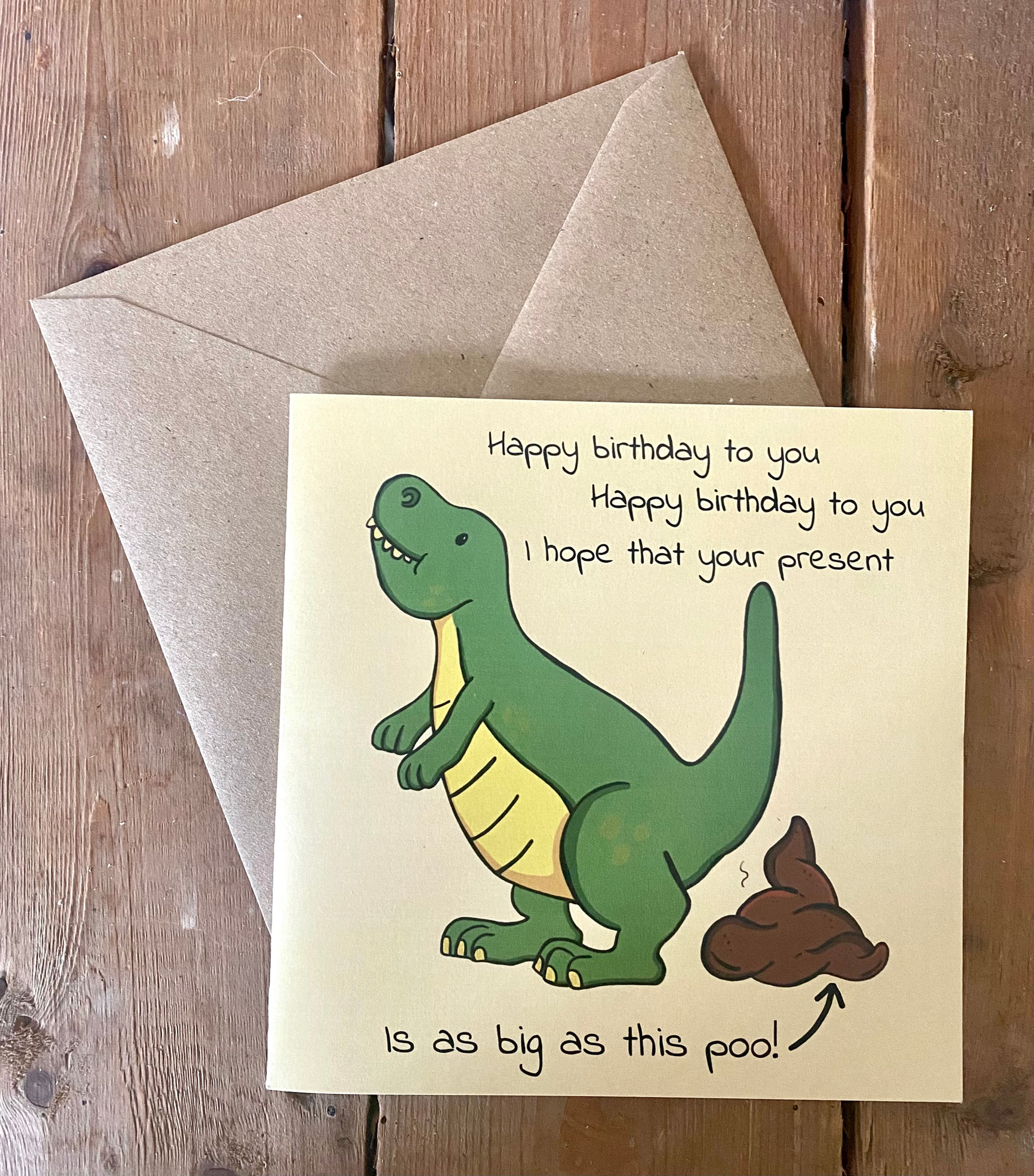 Kids Dino Greeting Card