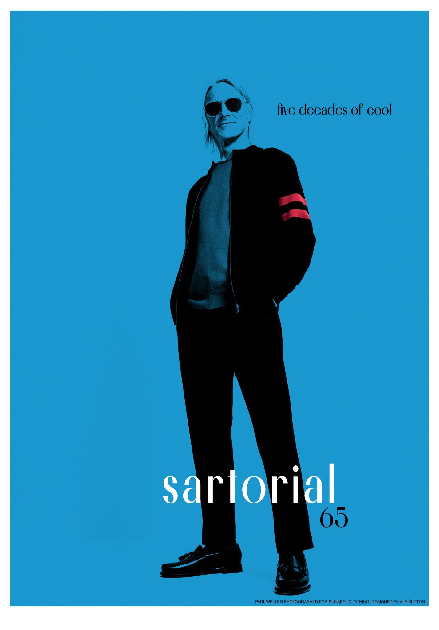 Paul Weller Blue Print Designed by Alf Button