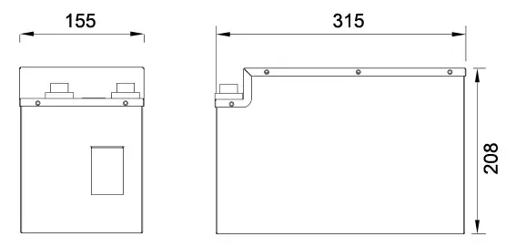 Miniaturbild: BullTron 25,6V Polar 105Ah inkl. Smart BMS mit 150A Dauerstrom & BT/WiFi App