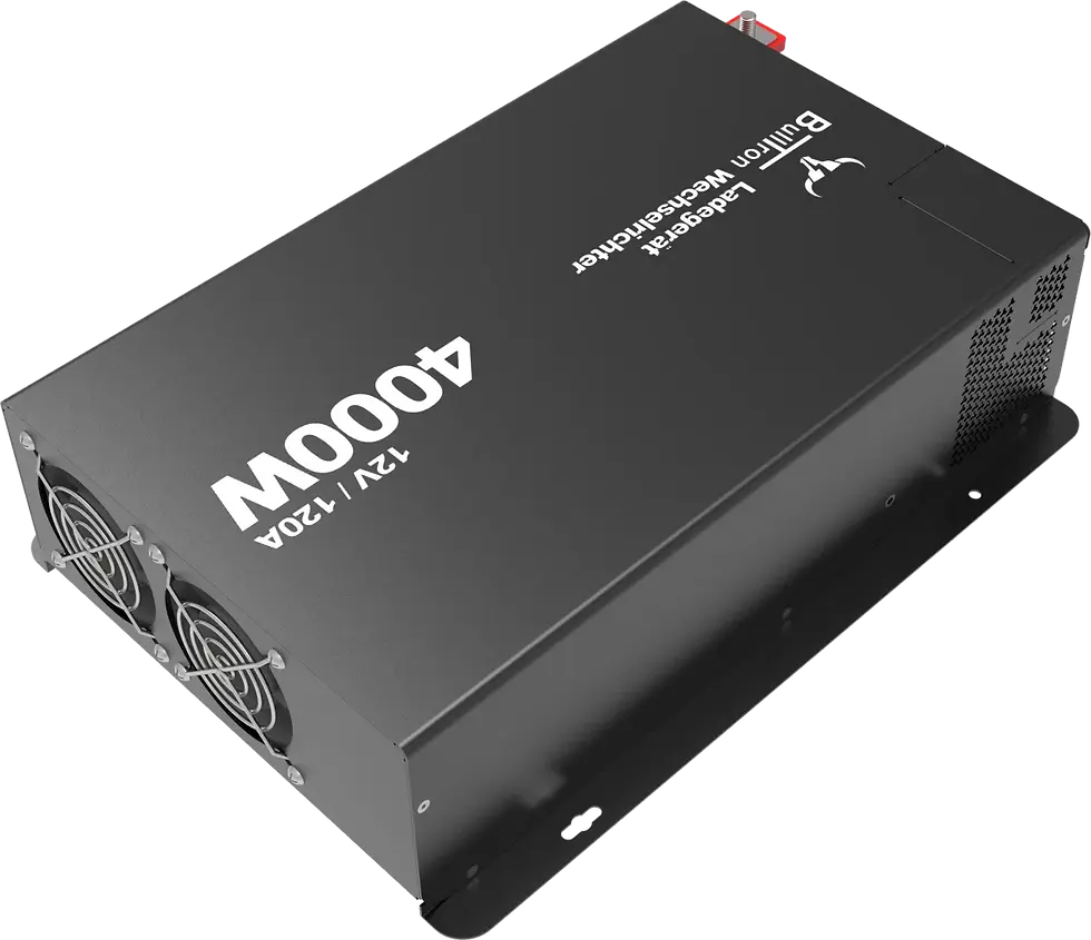 Miniaturbild: BullTron Combi (4000W Wechselrichter + 120A Ladegerät) mit Fernbedienung