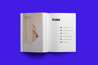 My design approach is reflected in the index page: simplicity and a spirit of exploration.