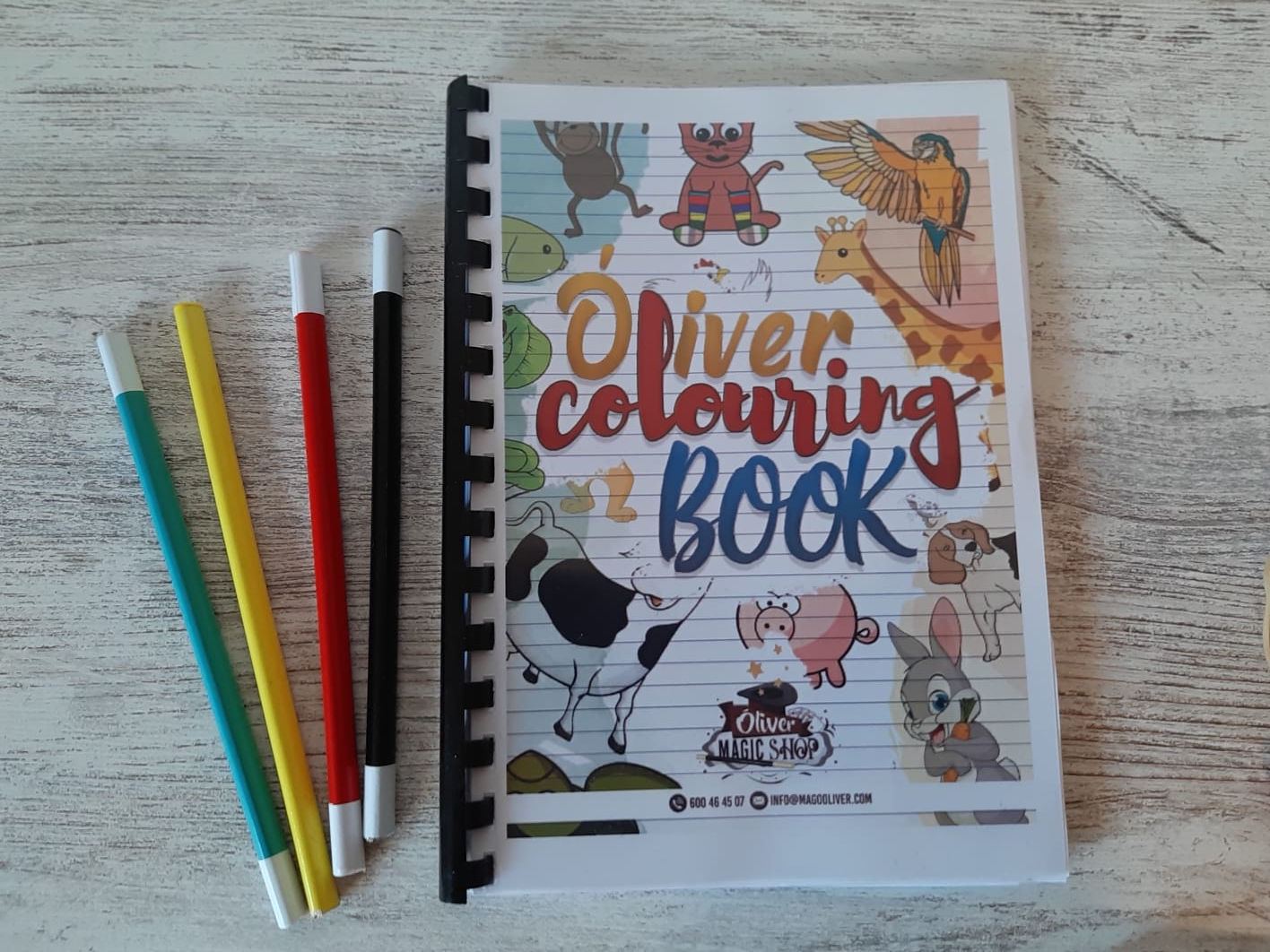 Varitas que colorean libro