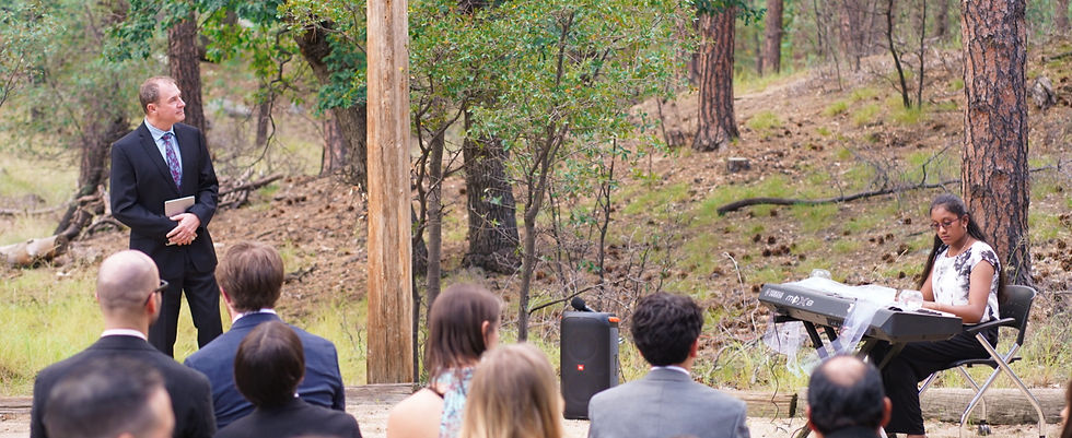 Piano student wedding performance