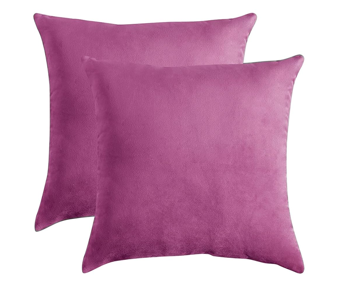 Hot Pink Velvet Pillow