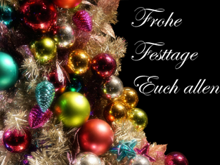 Frohe Festtage Euch allen!