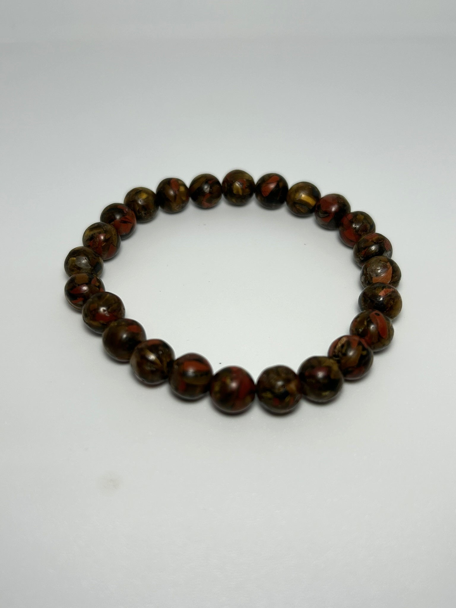 Pietersite beaded bracelet