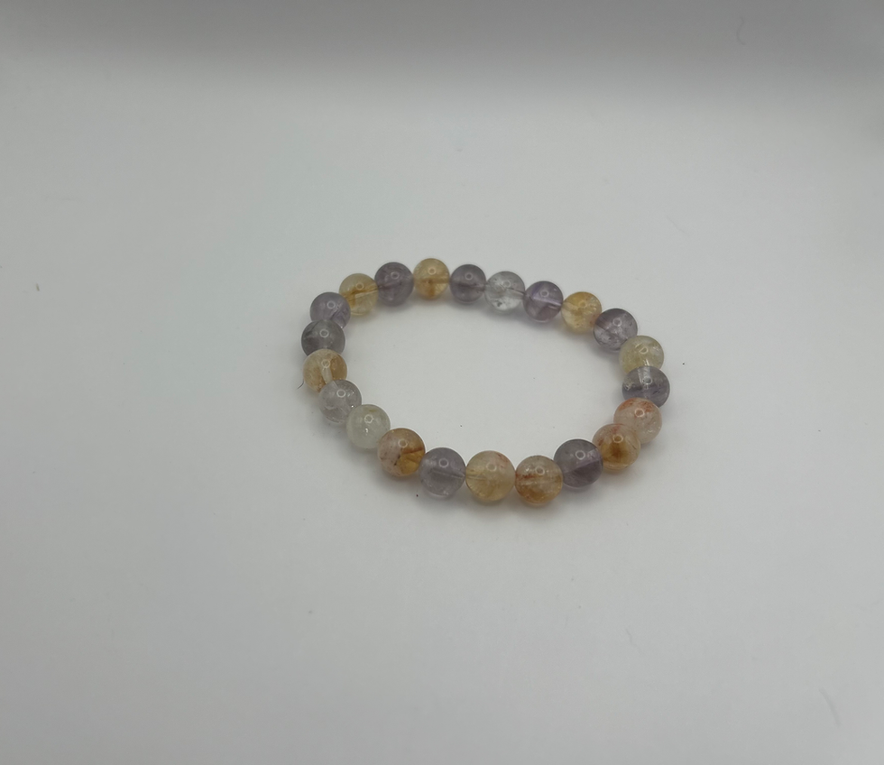 Ametrine beaded bracelet