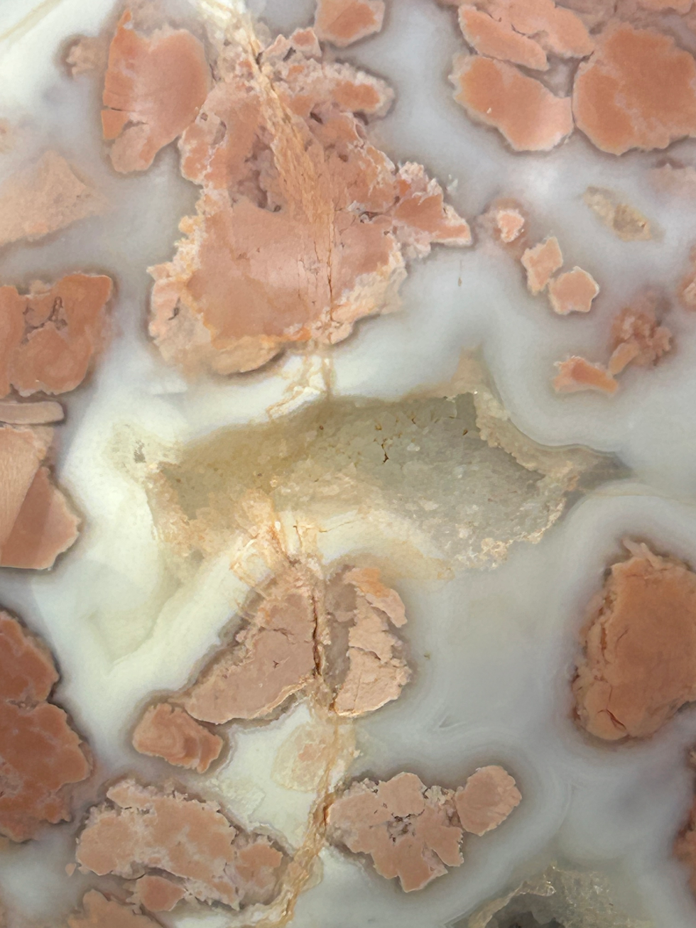 Thumbnail: Druzy Pink Flower Agate Sphere (62mm)