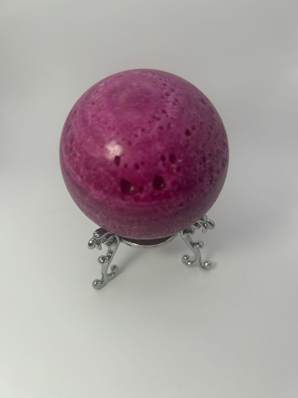 Thumbnail: Ruby Honeycomb Sphere (61.6 mm)