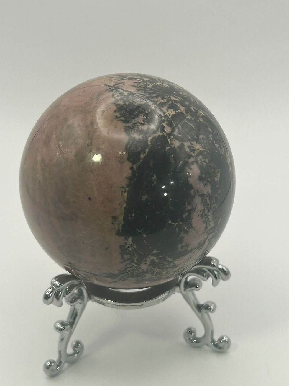 Thumbnail: Rhodonite Sphere (69.6 mm)