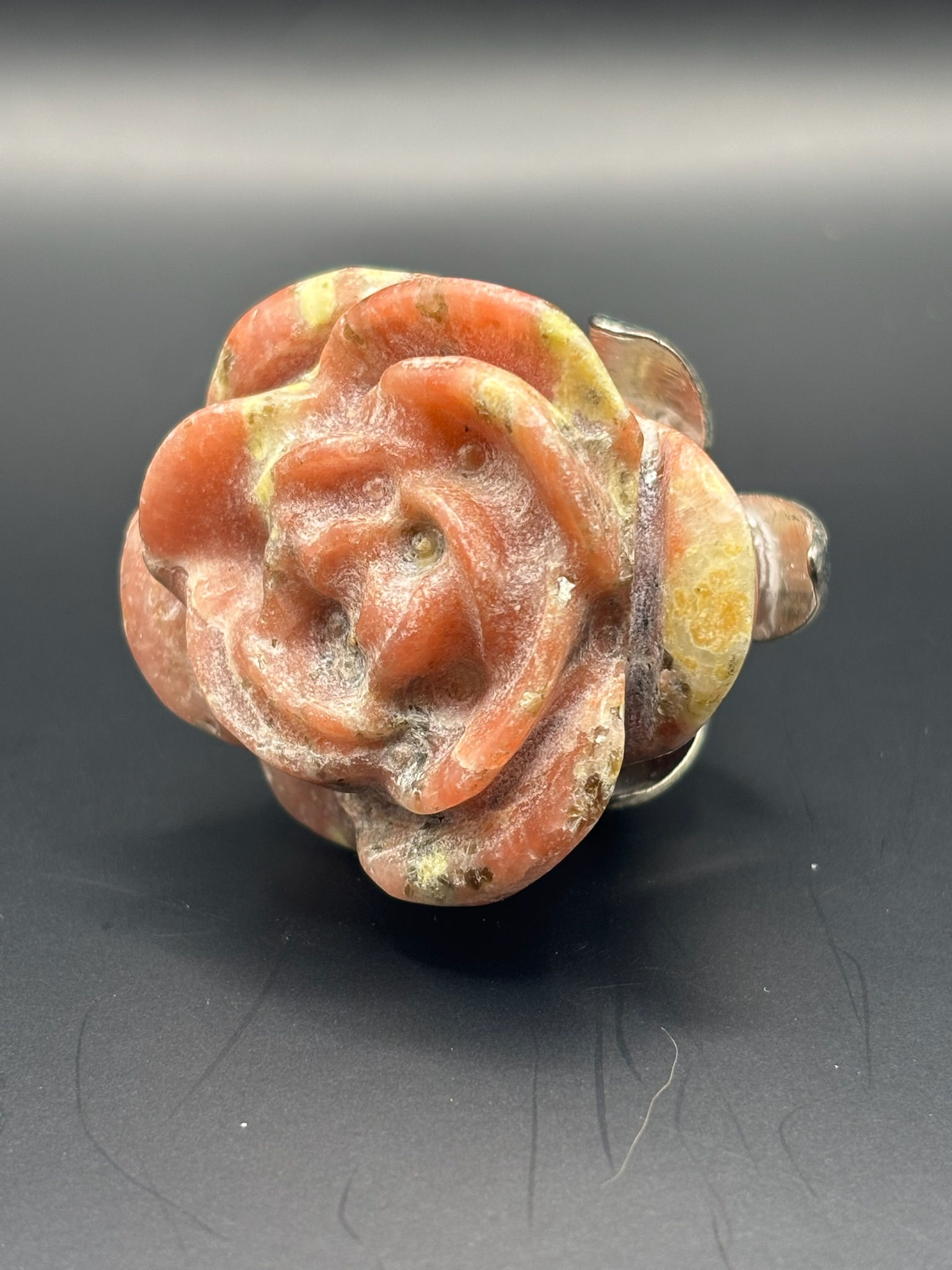 Plum Blossom Jasper Rose Bud