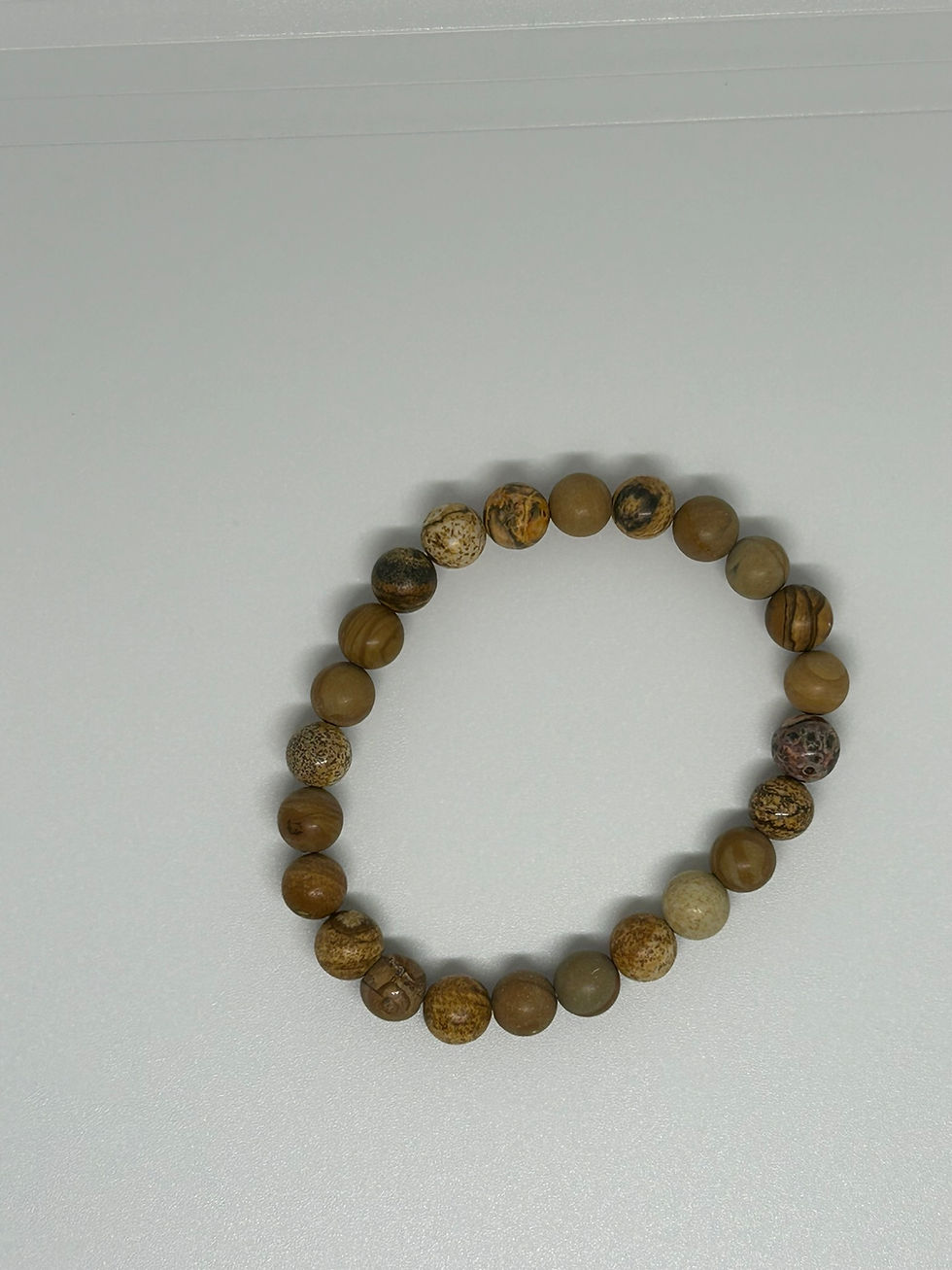 Picture Jasper beaded bracelet