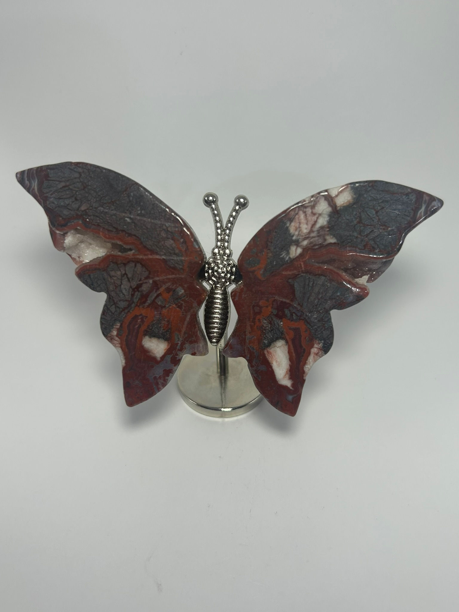 Mini Red Jasper Butterfly Wings paperweight