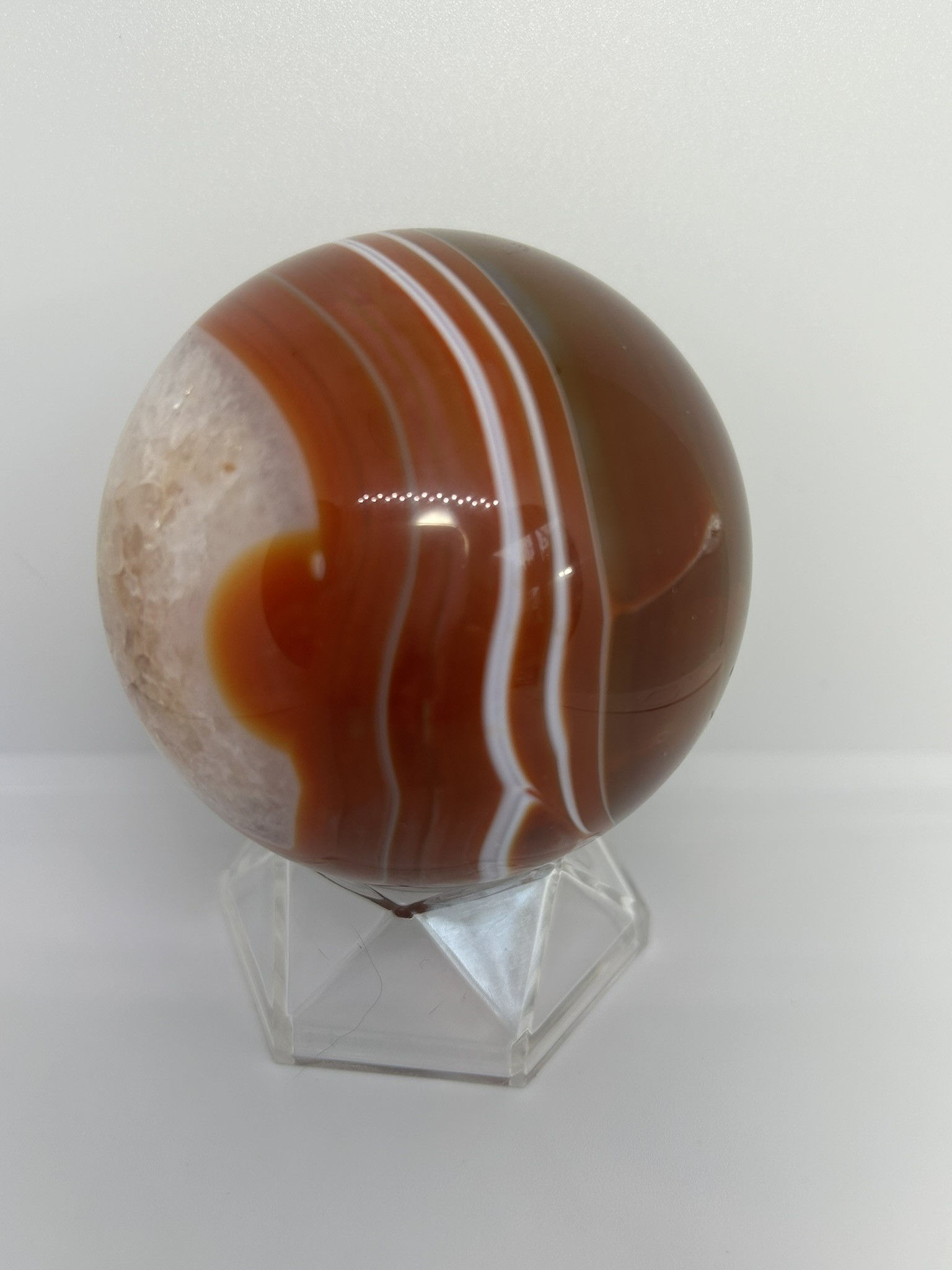 Carnelian Sphere (71.5 mm)