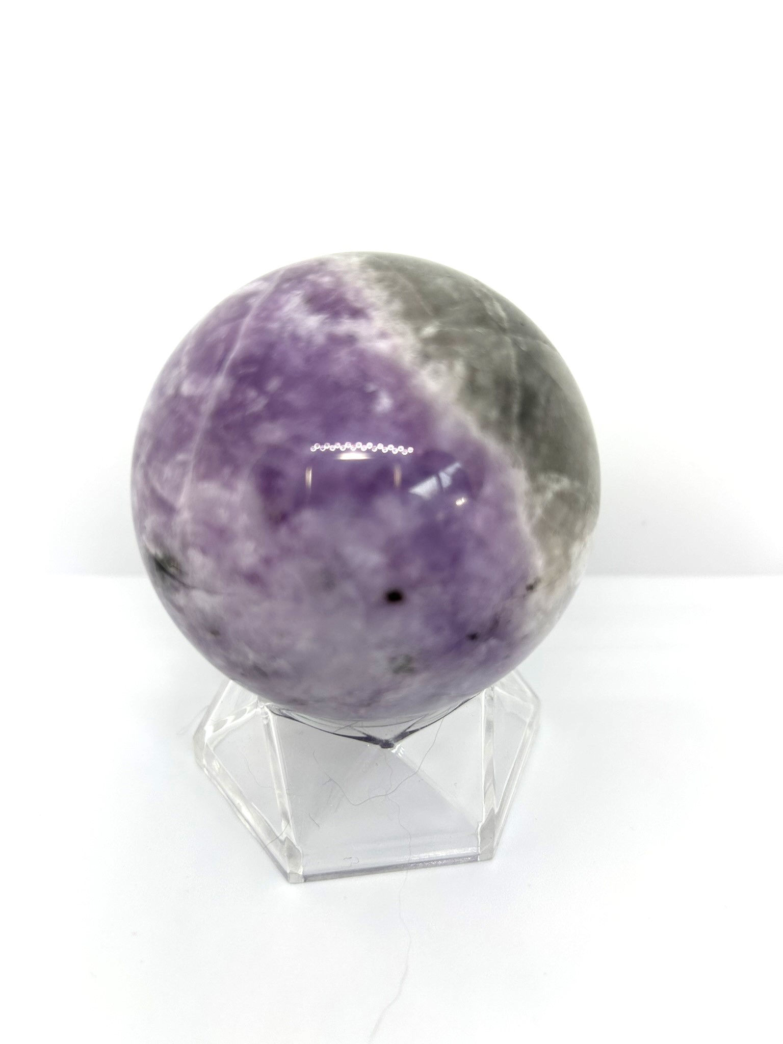 Lepidolite Sphere (63.2 mm)