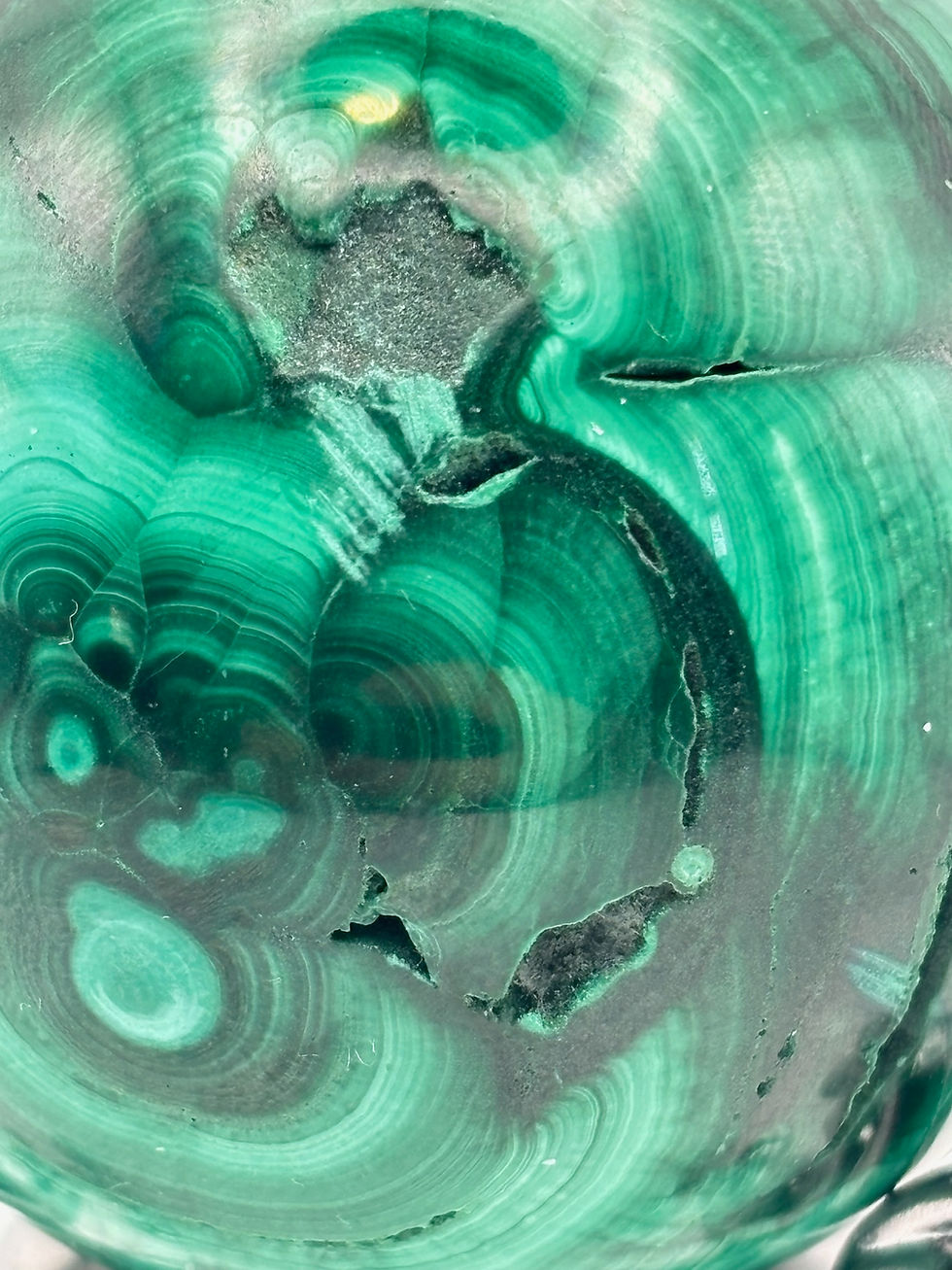 Thumbnail: Druzy Malachite Sphere (48.6 mm)