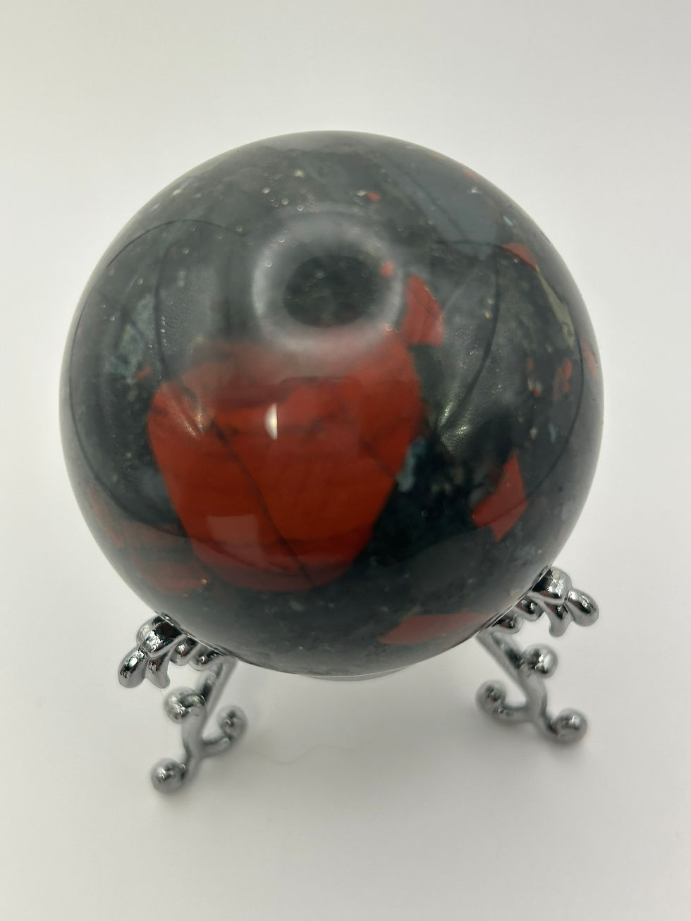 Thumbnail: African Bloodstone Sphere (54.2 mm)