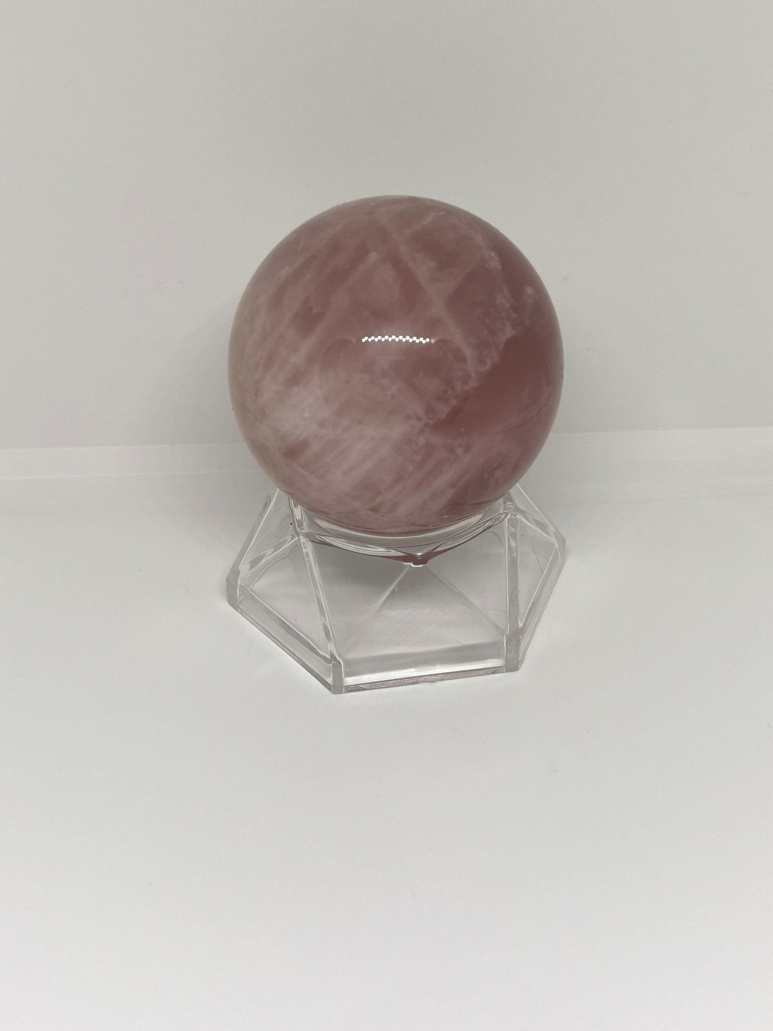 Rose Quartz Sphere (39.4 mm)