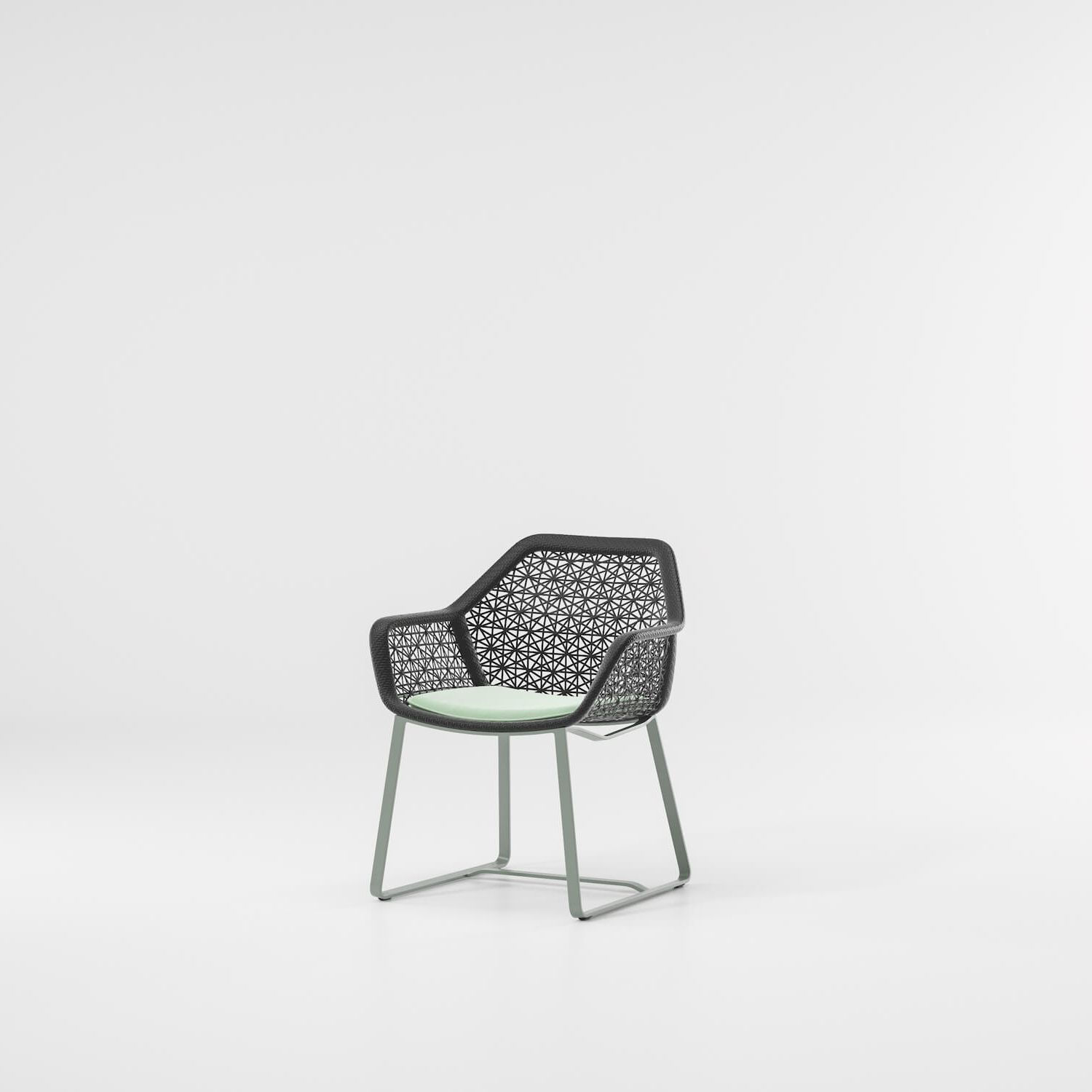 Kettal｜Maia (Dining Armchair Aluminium Legs) by Patricia Urquiola
