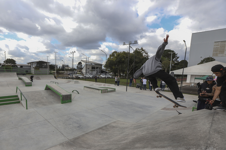 Fim de semana terá competições nacionais de skate e escalada no Parque Olímpico do Cajuru