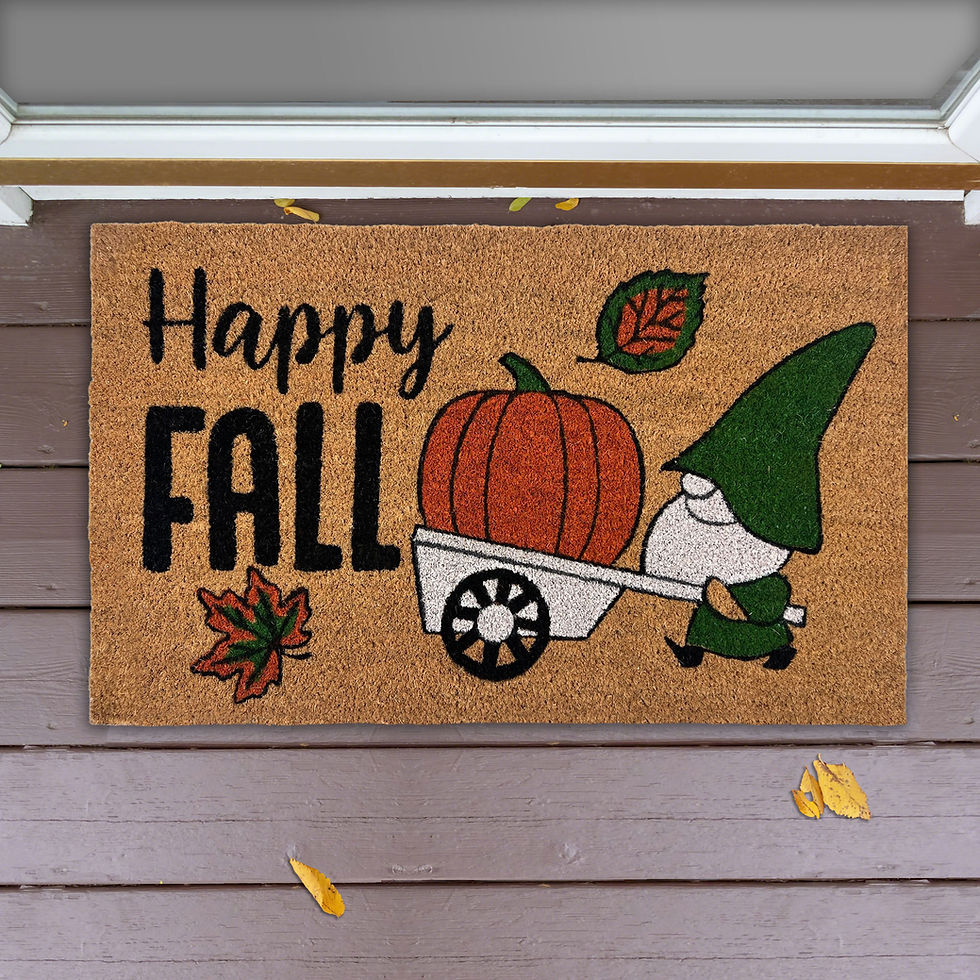 Thumbnail: Printed Coir Door Mat 18x30 - Happy Fall