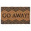 Thumbnail: Printed Coir Door Mat 18x30 - Go Away